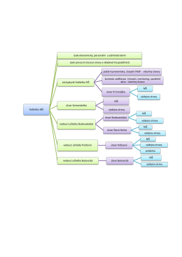 organizační struktura MŠ Studénka