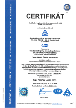 CERTIFIK&Aacute;T