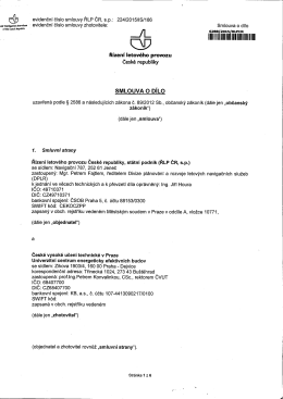 evidenčn&iacute; č&iacute;slo smlouvy ŘLP ČR, S.p.: 224/2015/lS/186