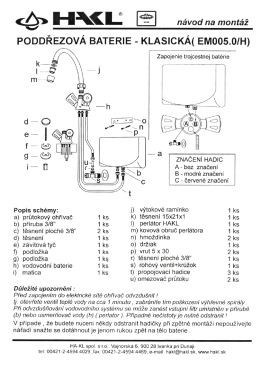 PODDŘEZOVÁ BATERIE - KLASICKÁ( EM005.01H)
