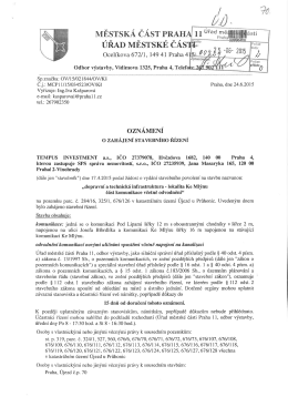 11 &Uacute;řad mě ` Odbor v&yacute;stavby, Vidimova 1325, Praha 4, Telefł