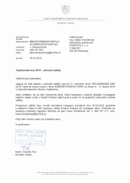 Statut&aacute;rn&iacute; město Hradec Kr&aacute;lov&eacute;