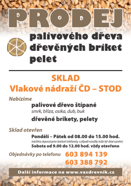 \ palivového dřeva