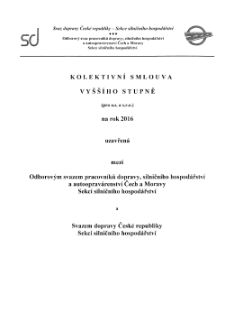 Sekce silničního hospodářství