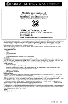623) DUKLA TRUTNOV, S-r