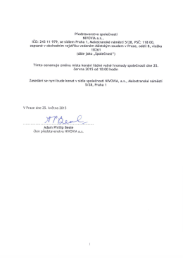 Představenstvo společnost&iacute; _ NIVOVIA a.s., v