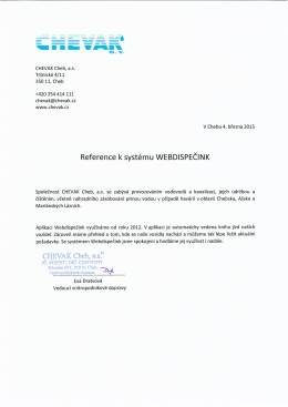 CHEVAK Cheb, a.s.