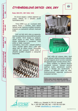 Dokument ke stažen&iacute; (DRX-Y)