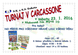 Carcassonne turnaj