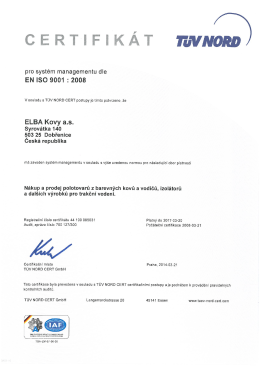 CERTIFIK&Aacute;T IWNORD