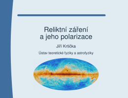 Krticka_reliktni_zar.. - Ústav teoretické fyziky a astrofyziky