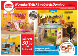 Novinky! Dětský nábytek Domino