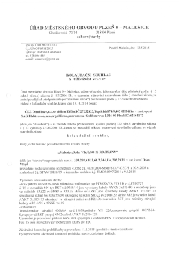 NN Kolaudační souhlas el. vedení ČEZ