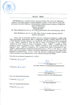 PLN&Aacute; MOC - Rent apartment Prague