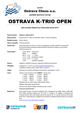 OSTRAVA K-TRIO OPEN