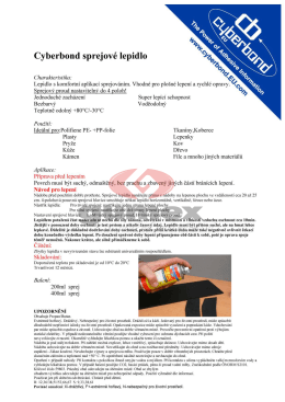 0905015 sprejov&eacute; lepidlo