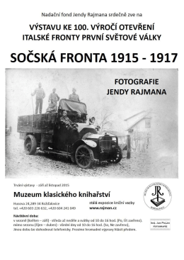 SOČSKÁ FRONTA 1915