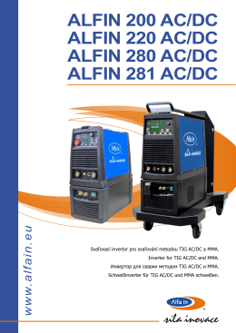 alfin 200 ac/dc alfin 220 ac/dc alfin 280 ac/dc alfin 281