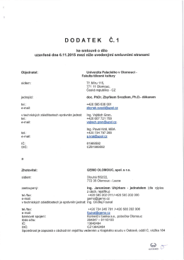 Dodatek c. 1