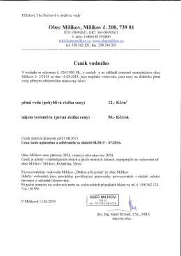 Cen&iacute;k vodn&eacute;ho