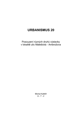 URBANISMUS 20