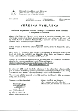Ă MĚSTSKÝ ÚŘAD ŽĎÁR NAD SÁZAVOU
