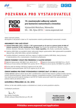 Cenové - EXPO-Consult+Service, spol. s ro