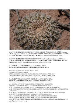 všechny objednávky od 1.7.2015 až do 1.10.2015 - Cactus