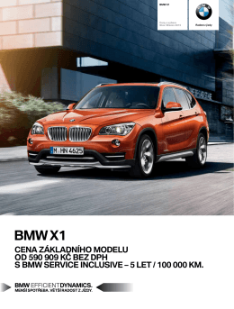 Aktuální ceník BMW X1. (PDF, CS , 580,27 KB)