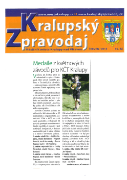 Kralupsky zpravodaj 6/2015