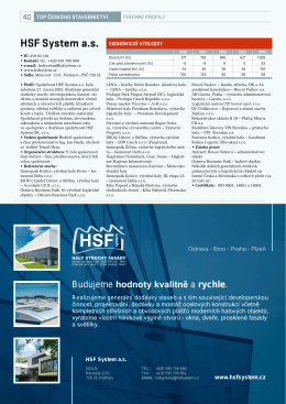 Profil HSF System a.s.
