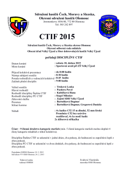 OZ CTIF 2015 - OSH Olomouc