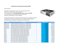 Výprodejový ceník rekuperačních jednotek RKE/H - Multi-VAC