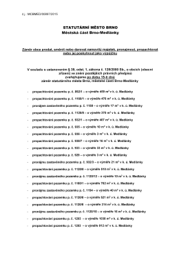 STATUT&Aacute;RN&Iacute; MĚSTO BRNO