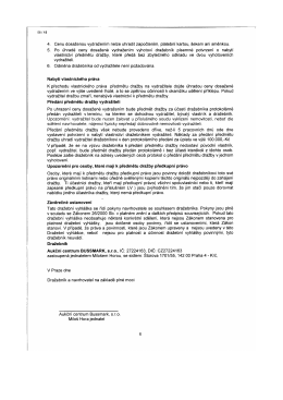 Dražebn&iacute; vyhl&aacute;&scaron;ka - 6. č&aacute;st