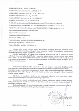 Vyjádření ČEZ Teplárenská, a. s., č. j. 49!! Ifzol í