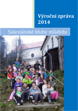 Výroční zpráva SKM 2014 - Salesiánské kluby mládeže