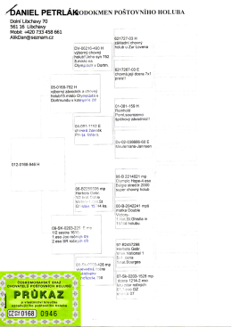 /&scaron;ANIEL PETRL&Aacute;FŘODOKMEN PO&Scaron;TOVN&Iacute;HO