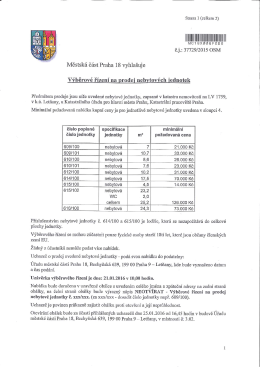 znění - Praha 18 Letňany