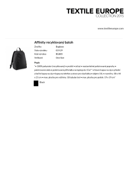 Affinity recyklovaný batoh