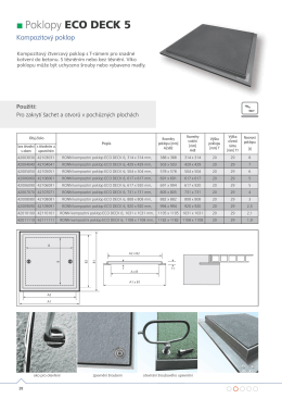 Katalogový list ECO DECK 5