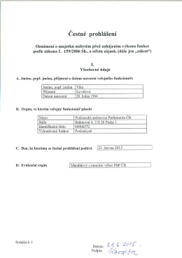 Cestn&eacute; prohl&aacute;&scaron;en]