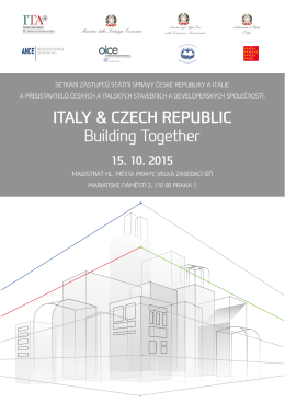 ITALY & CZECH REPUBLIC Building Together