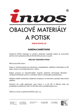 Inzer&aacute;t INVOS