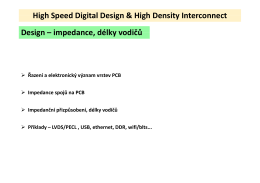 High Speed Digital Design & High Density Interconnect Design
