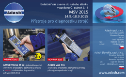 IVISV 2015 14.9.-18.9.2015 Přístroje pro diagnostiku