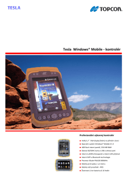 Tesla Windows® Mobile - kontrolér