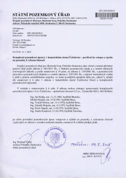 Vyhláška Krajského pozemkového úřadu
