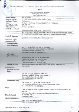 Výpis z OR