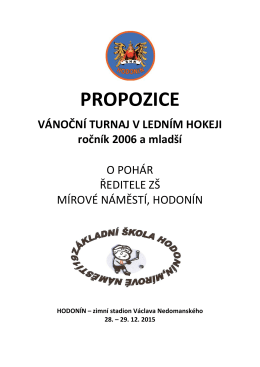 SHKm r2006 turnaj 2015 propozice